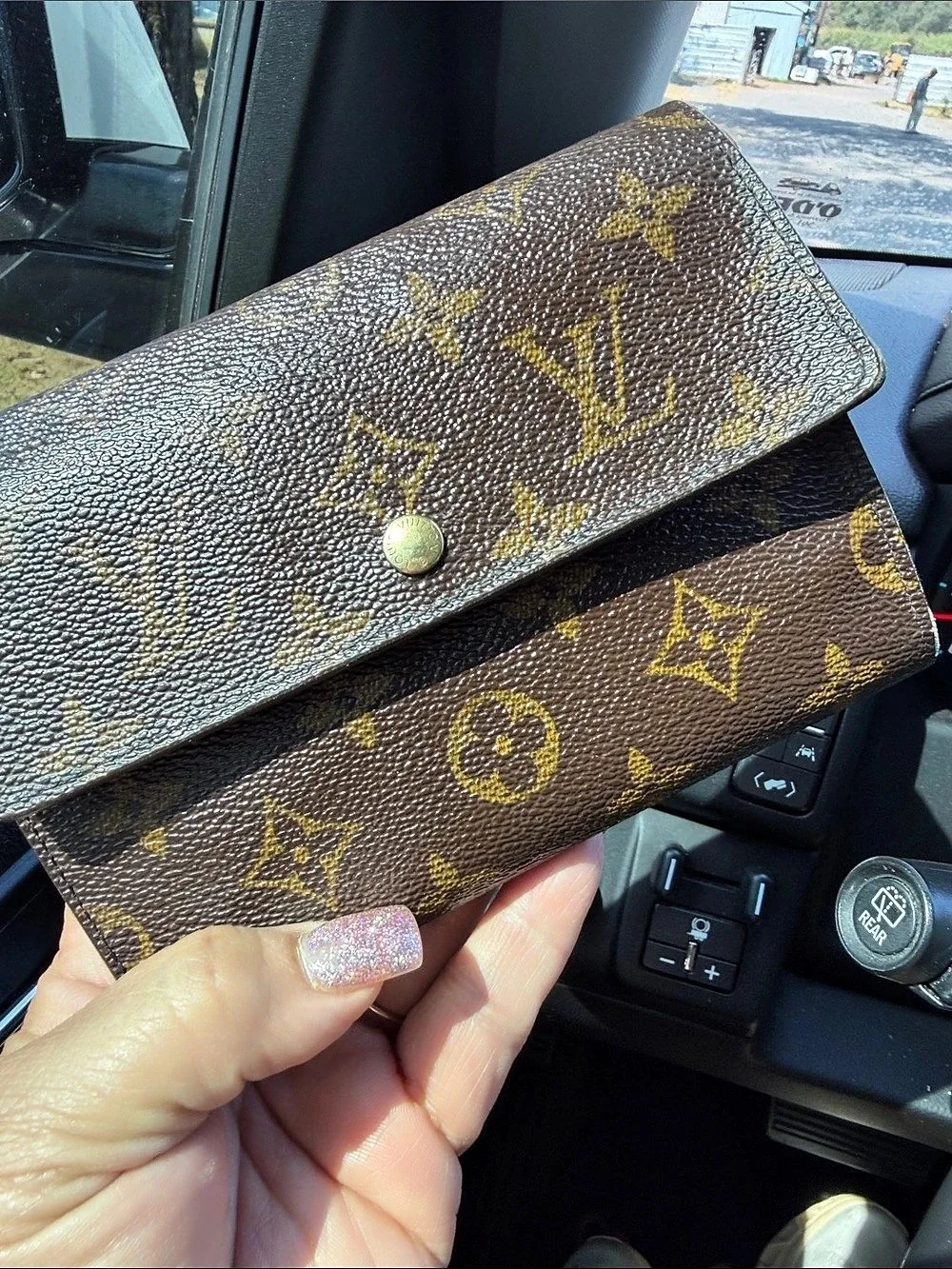Louis Vuitton Monogram Continental Wallet in Brown